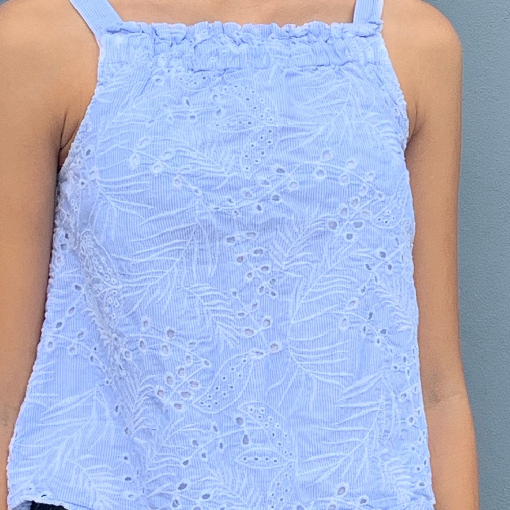 Blue Zara blouse
